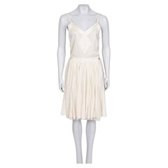 Stunning Chanel White Dress Sz.40 L