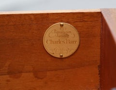 Stunning Charles Barr Flamed Hardwood Waterfall Bookcase After Gillows