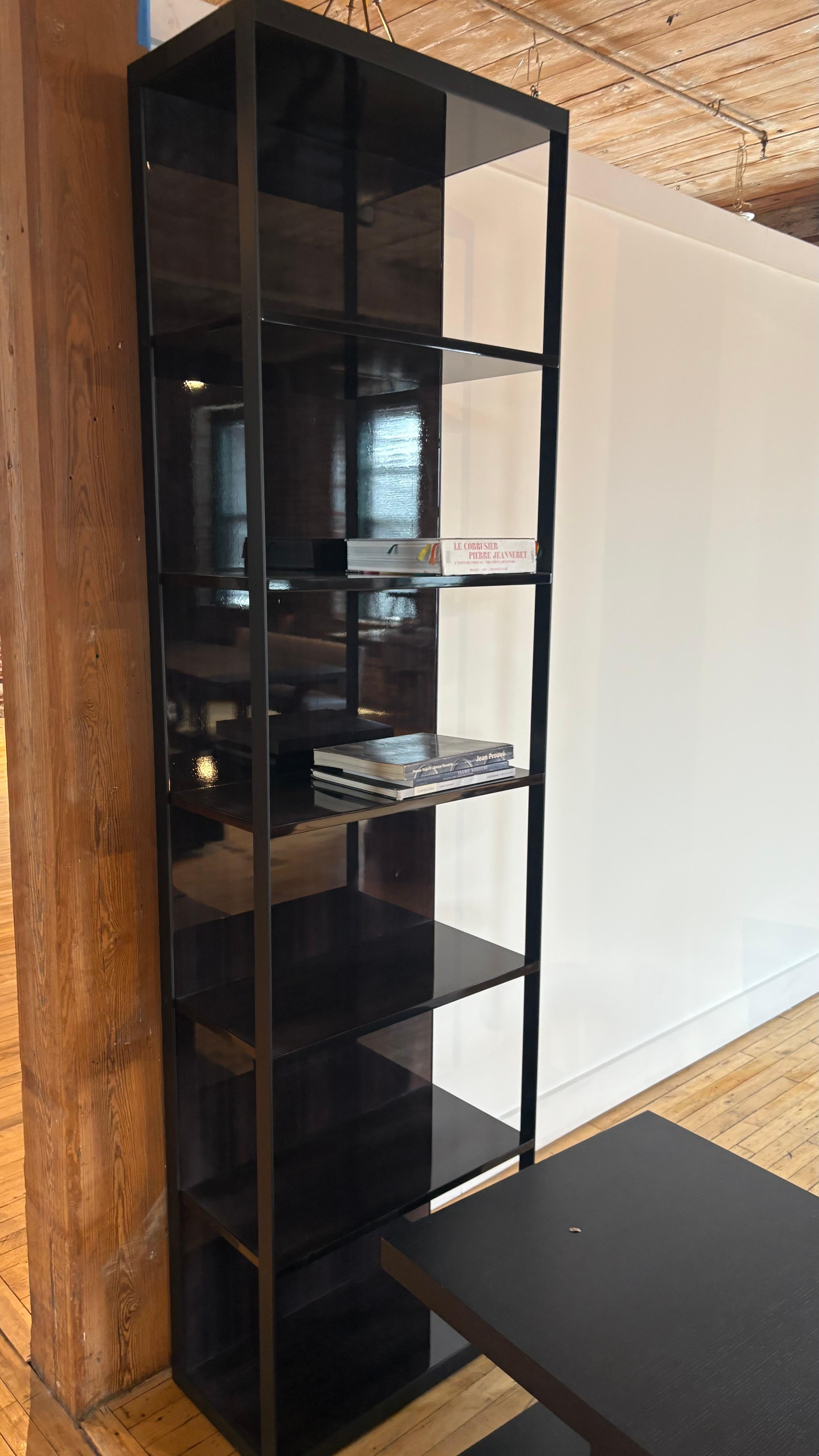 Ebony Stunning Christian Liaigre “Editeur” Shelf For Sale