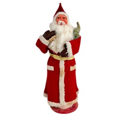 Stunning Christmas Vintage St. Nikolaus Santa Claus Belsnickel Candy Container