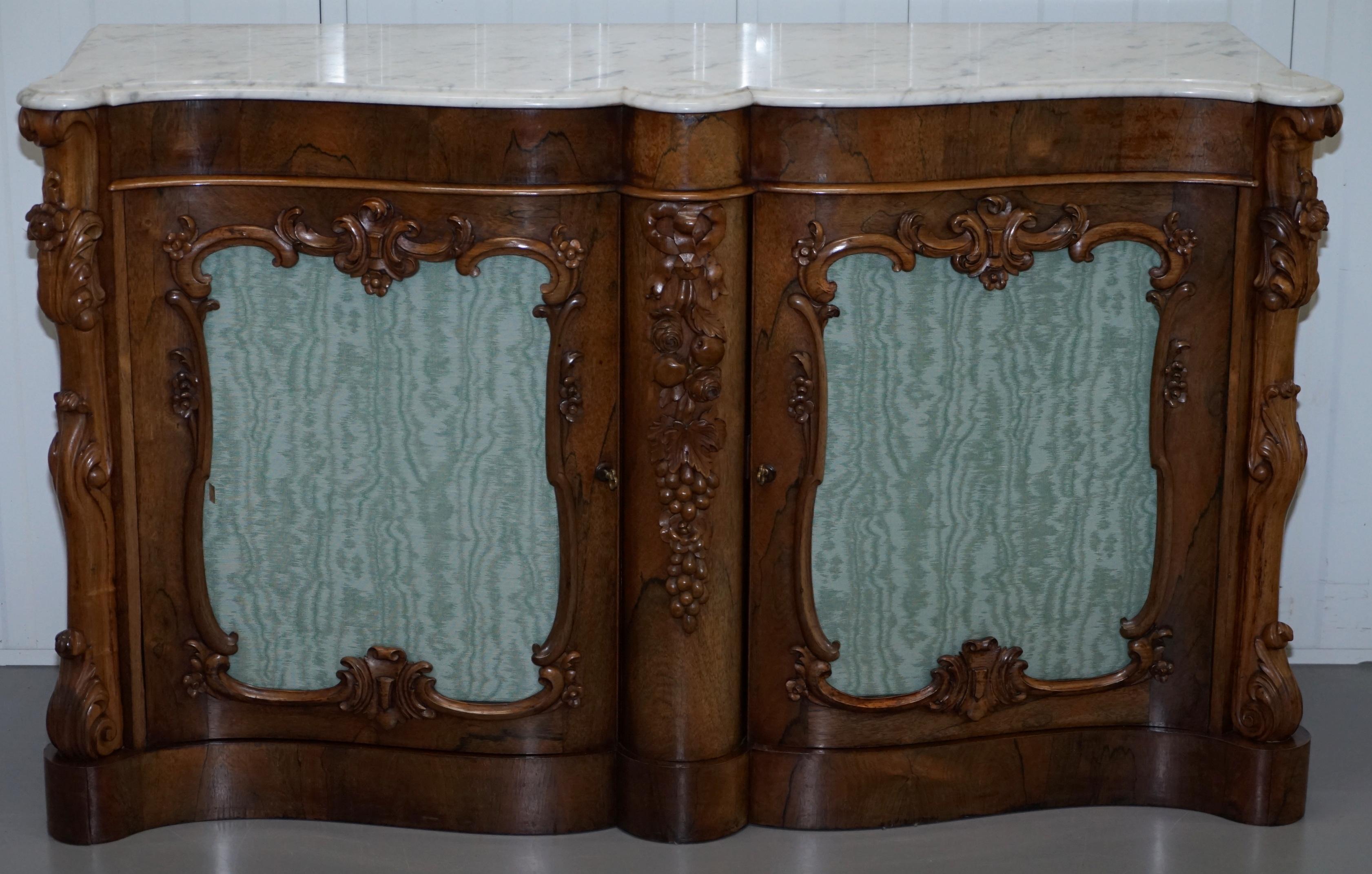 Wimbledon-Furniture

Wimbledon-Furniture is delighted to offer for sale this very good looking and decorative circa 1850 Victorian Rosewood with Carrera marble top sideboard credenza

Please note the delivery fee listed is just a guide, it