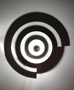 Stunning Circle Wall Light in Carrara Marble