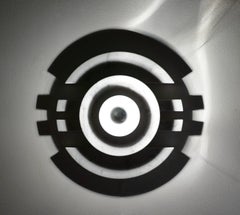 Stunning Circle Wall Light in Carrara Marble