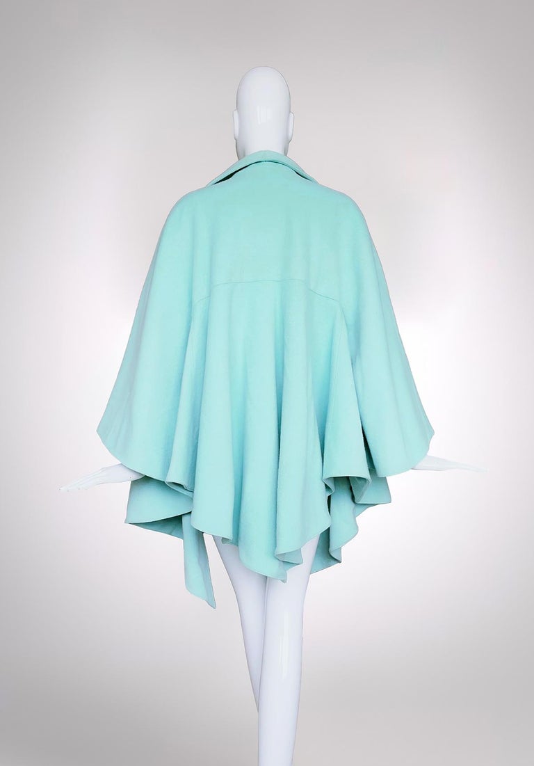 Stunning Claude Montana FW 1990 Archival Runway Coat Sculptural 