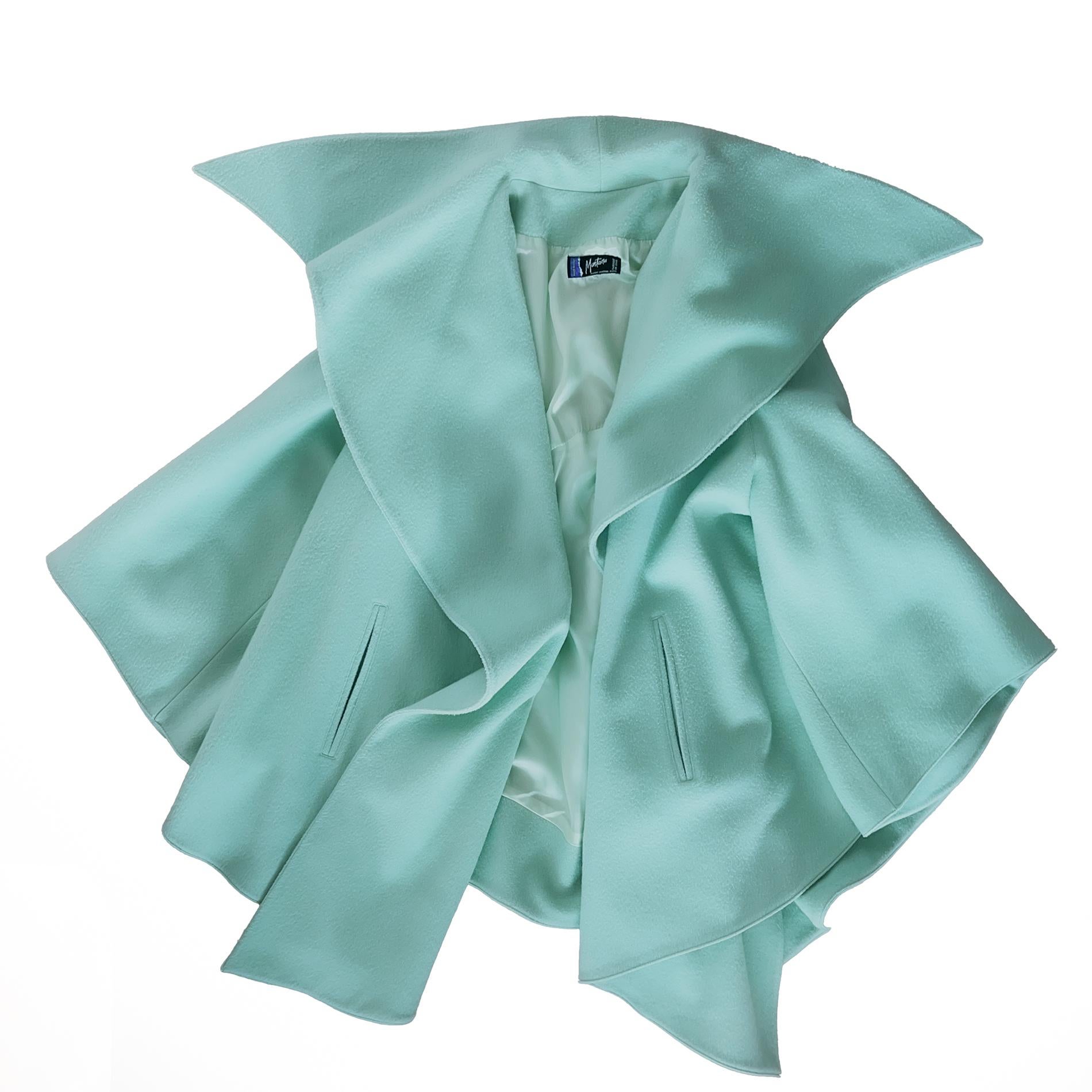 Stunning Claude Montana FW 1990 Archival Runway Coat