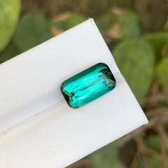 Stunning Clean 6.10 Carats Blueish Green Loose Tourmaline Afghan Mine