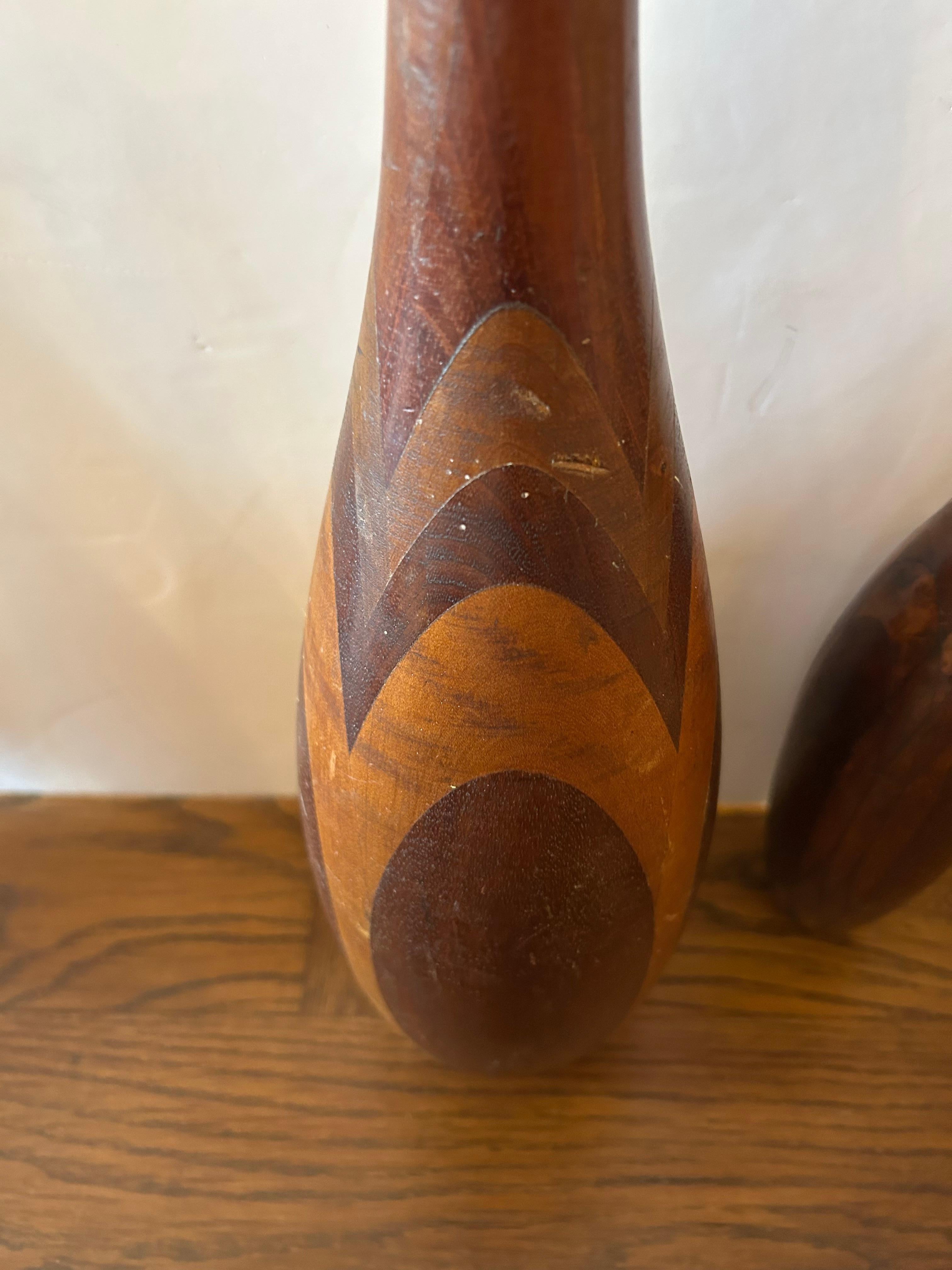 Stupefacente collezione di clave da ginnastica in legno del XIX secolo in vendita 6