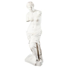 Stunning Composite Marble Statue of Venus De Milo, Late 20th Century