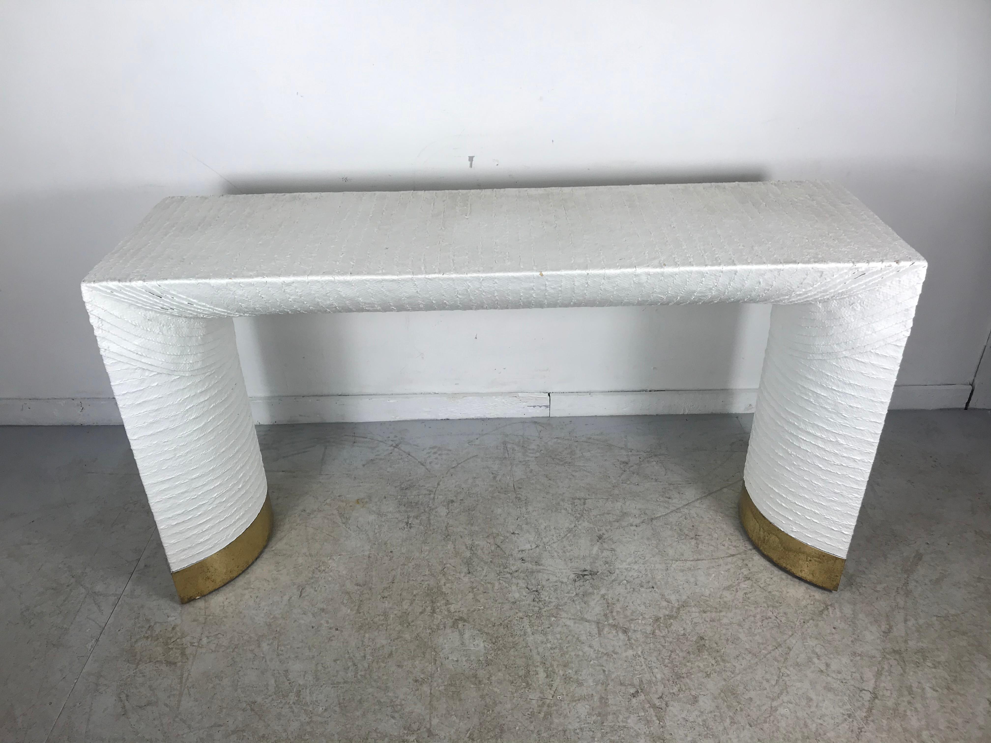 karl springer console table