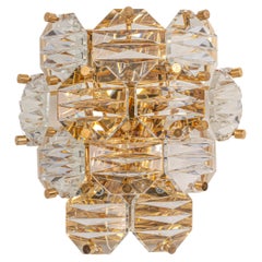 Stunning Crystal Sconce by Kinkeldey, Germany, 1970s