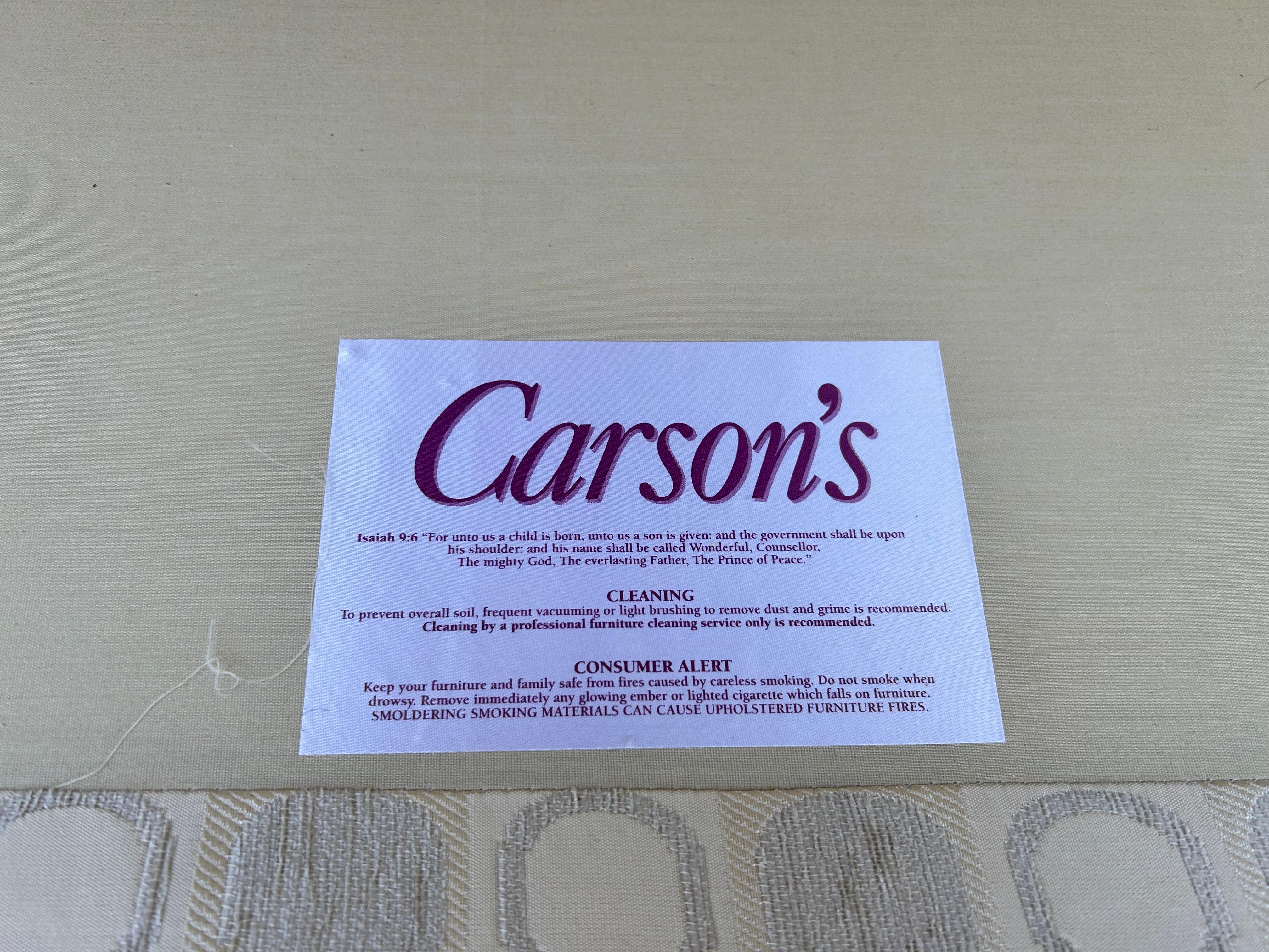 Superbe canapé sectionnel 3 pièces incurvé de style Milo Baughman Carson's en vente 7