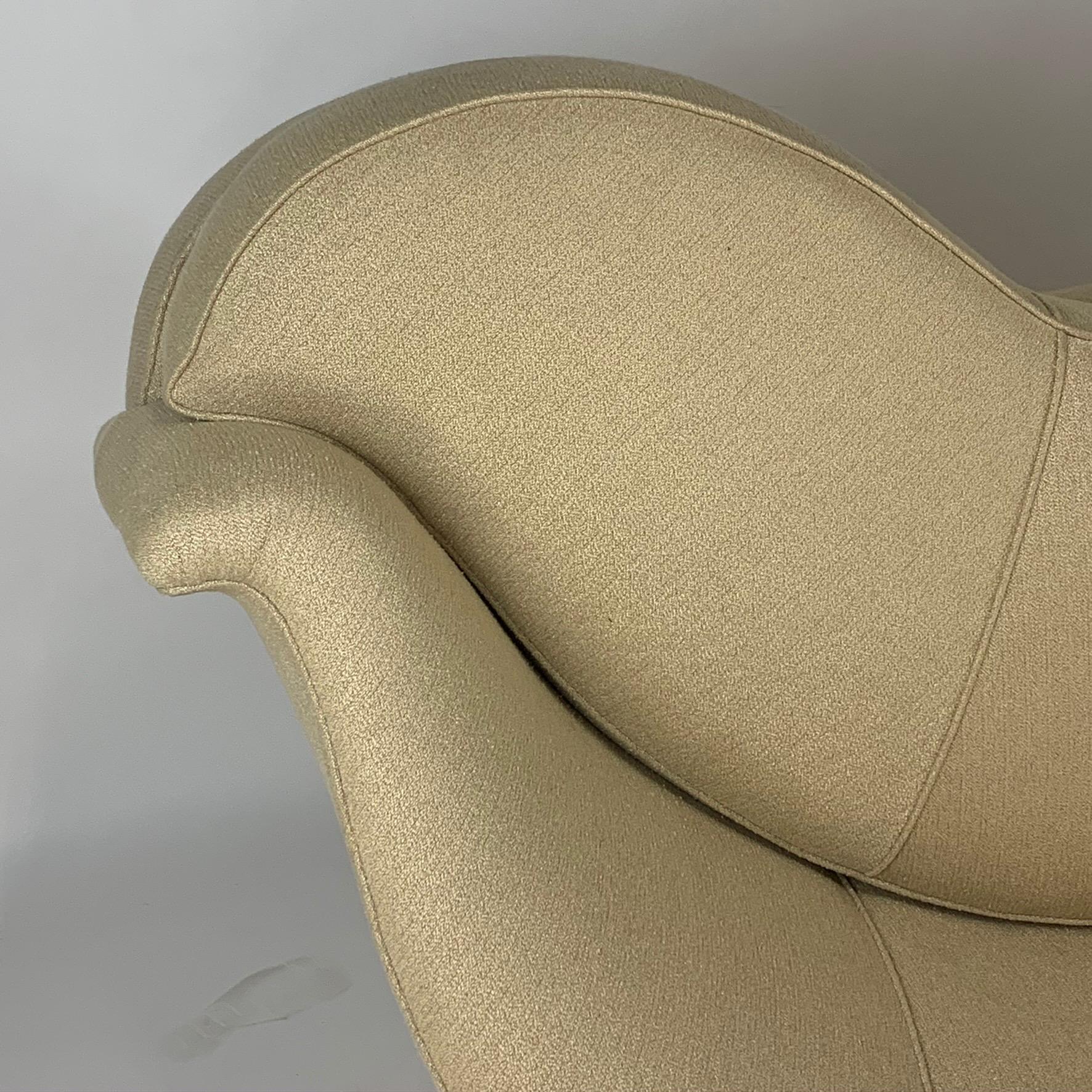 Stunning Curved Sculptural Swaim Sofa Settee in the Manner of Vladimir Kagan 3