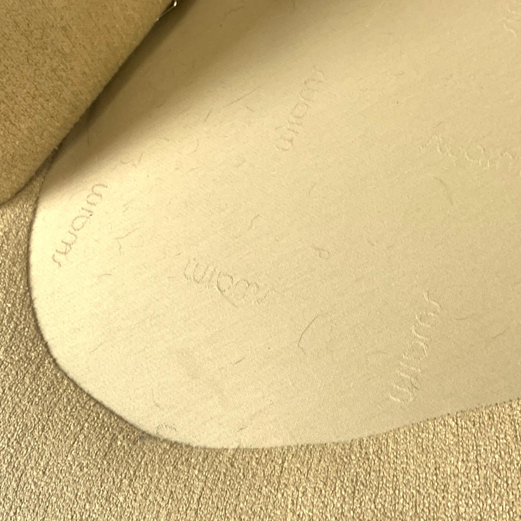 Stunning Curved Sculptural Swaim Sofa Settee in the Manner of Vladimir Kagan 1
