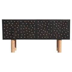 Stunning Custom Brutalist Postmodern Sideboard / Cabinet