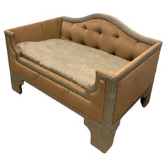 Stunning Custom Made Fully Upholstered Dog Bed