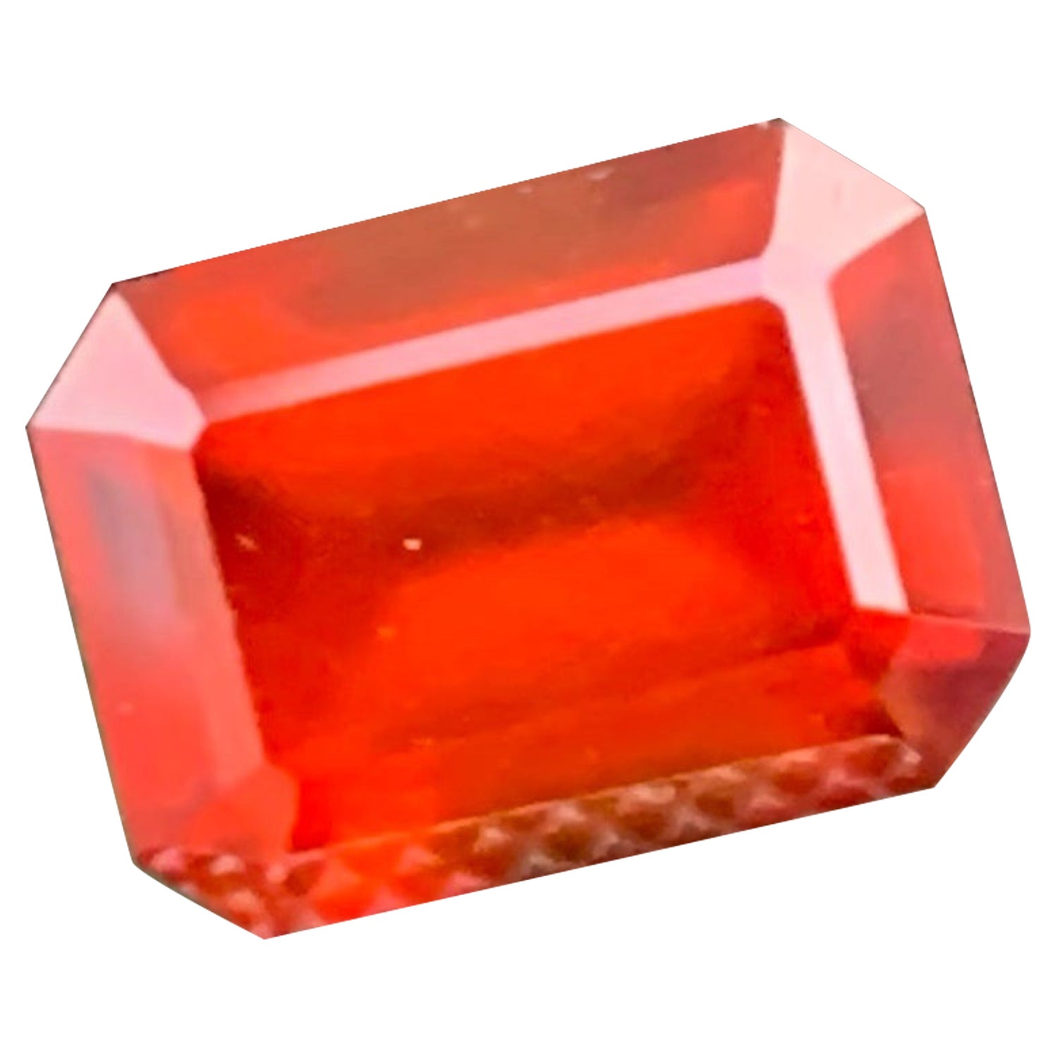 Superbe collier de grenats hessonites naturels taillés de 4,50 carats et grenats orange