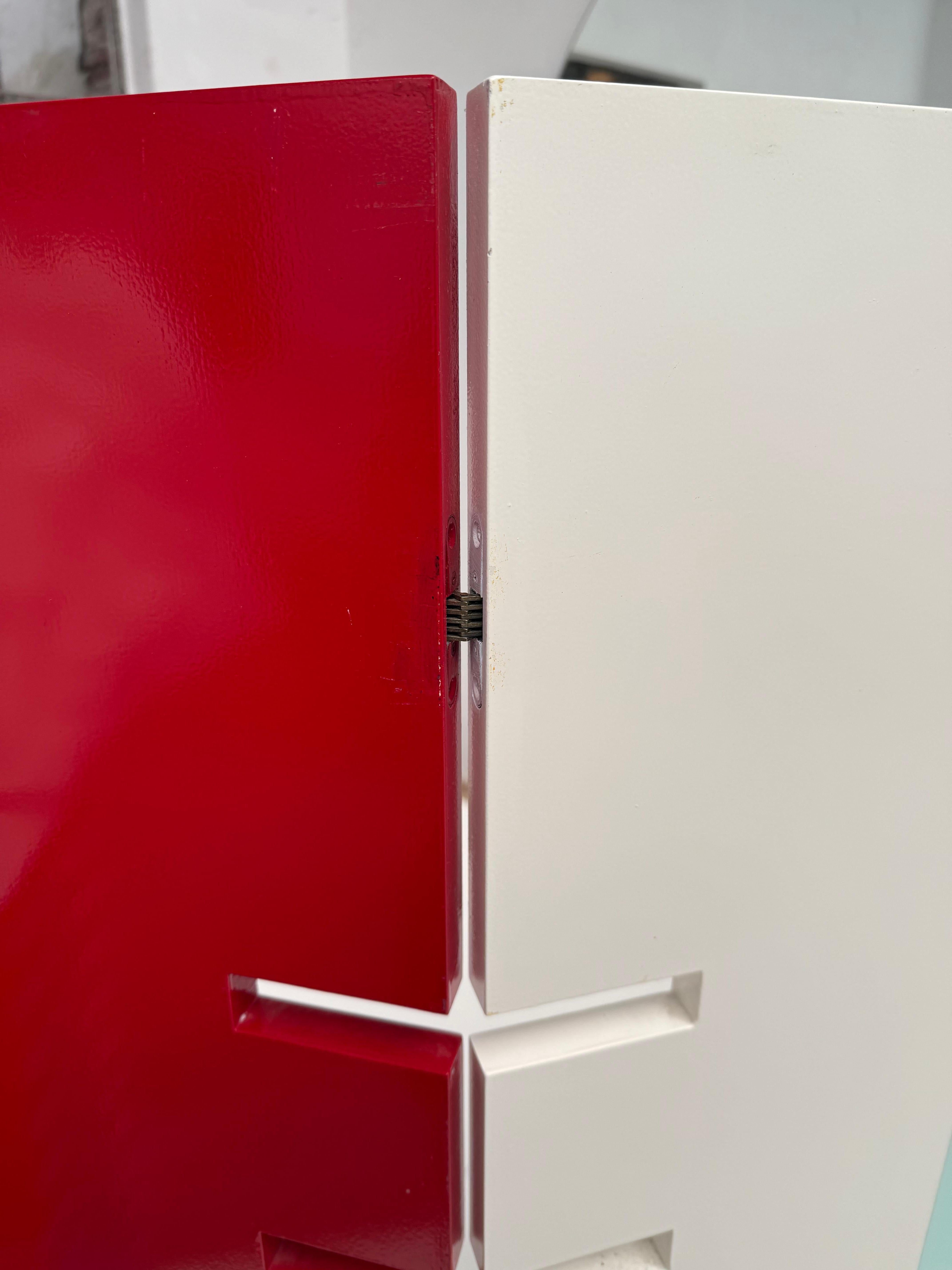 Atemberaubende Dan Friedman Paravent 'Bagatelle' Driade Italien 1992 Radikaler Modernist im Zustand „Gut“ im Angebot in bergen op zoom, NL