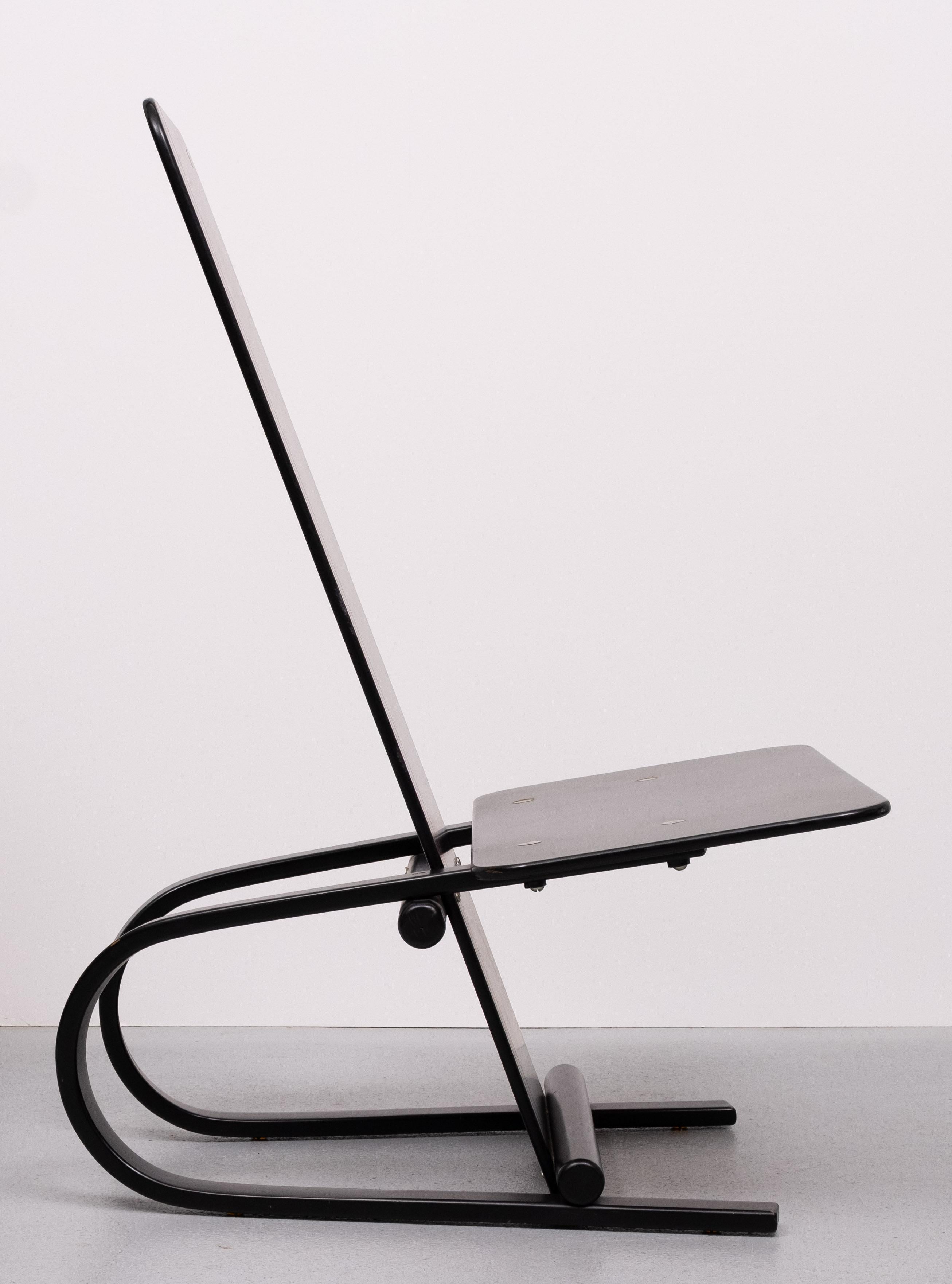 Stunning  Danish 1980's Postmodern  Andreas Hansen Plywood chair  For Sale 6