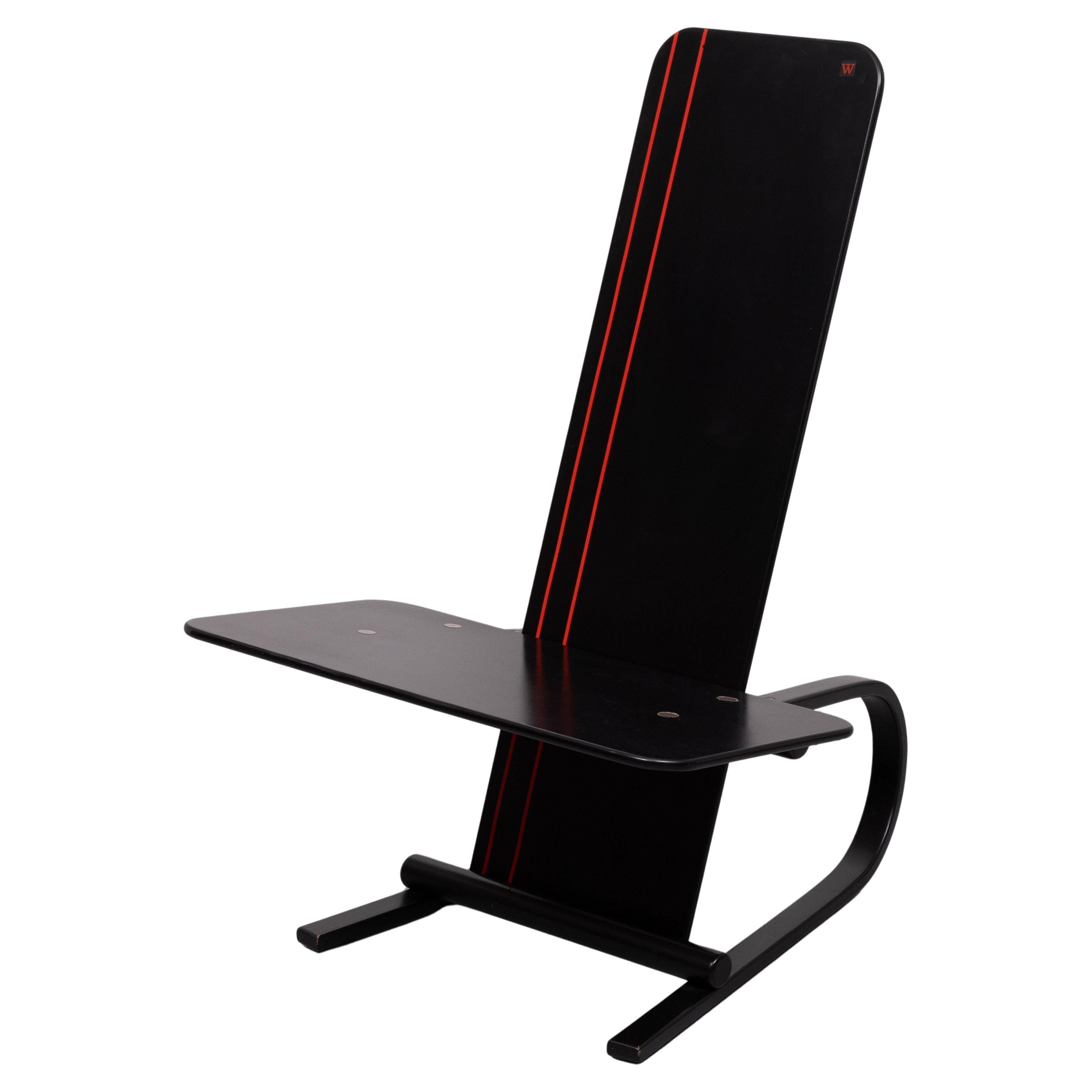 Stunning  Danish 1980's Postmodern  Andreas Hansen Plywood chair  For Sale