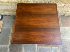 Stunning Danish Modern Rosewood Side End Table Mid-Century Modern