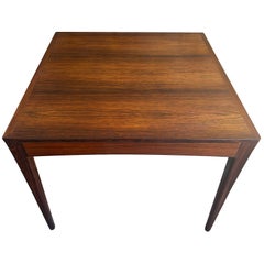 Stunning Danish Modern Rosewood Side End Table Mid-Century Modern