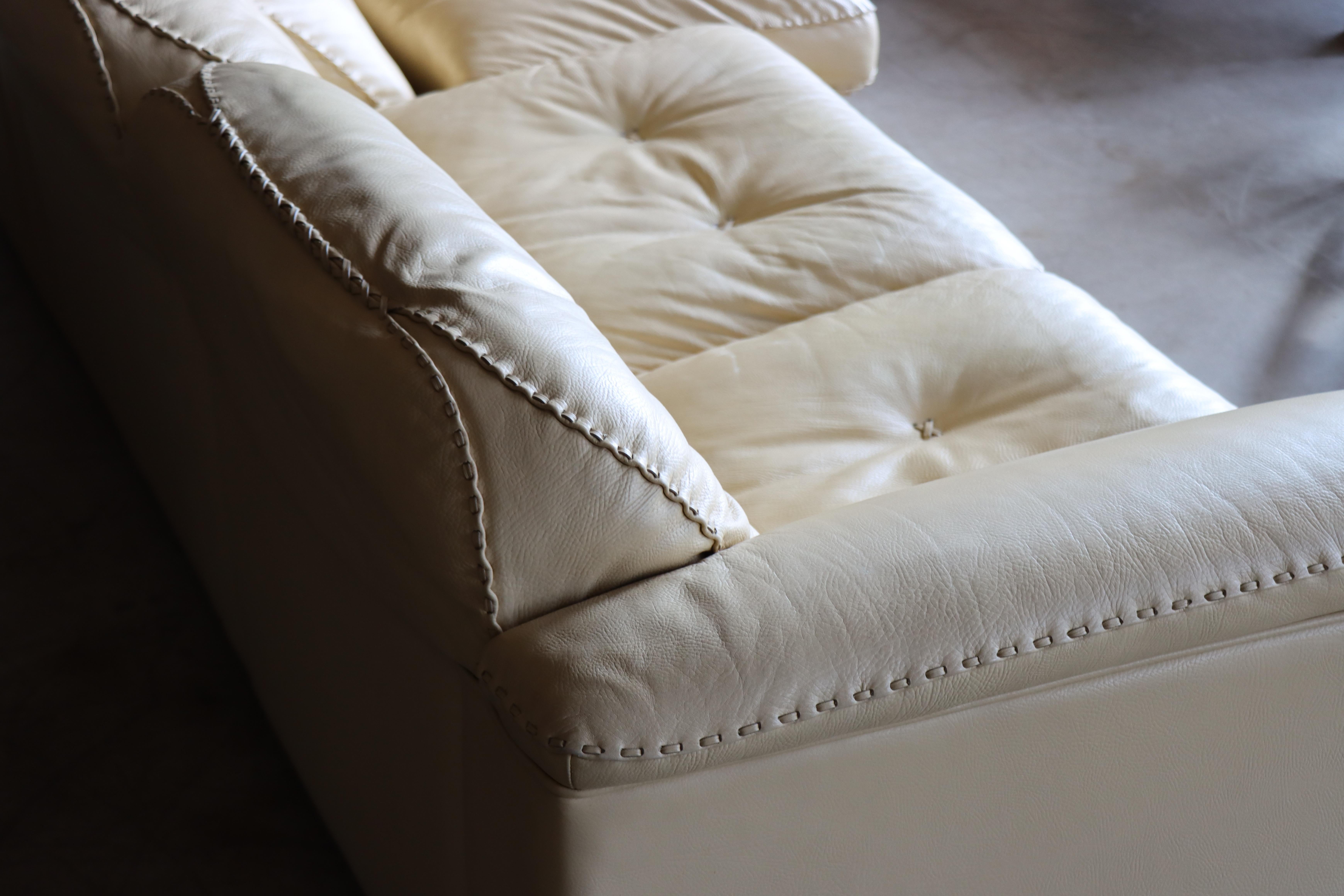 Stunning De Sede DS-101 Reclining Sofa in Light Butterscotch Leather im Angebot 6