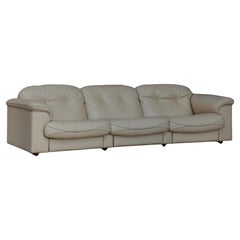 Stunning De Sede DS-101 Reclining Sofa in Light Butterscotch Leather