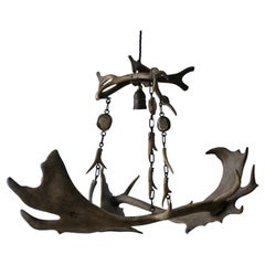 Stunning Deer Antler Chandelier / Ceiling Lamp, ca 1910 Stunning Deer Antler Chandelier / Ceiling Lamp, ca 1910