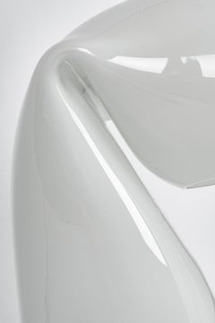 Stunning Opal Glass Table Light designed by Luciano Vistosi, Italy, 1970s