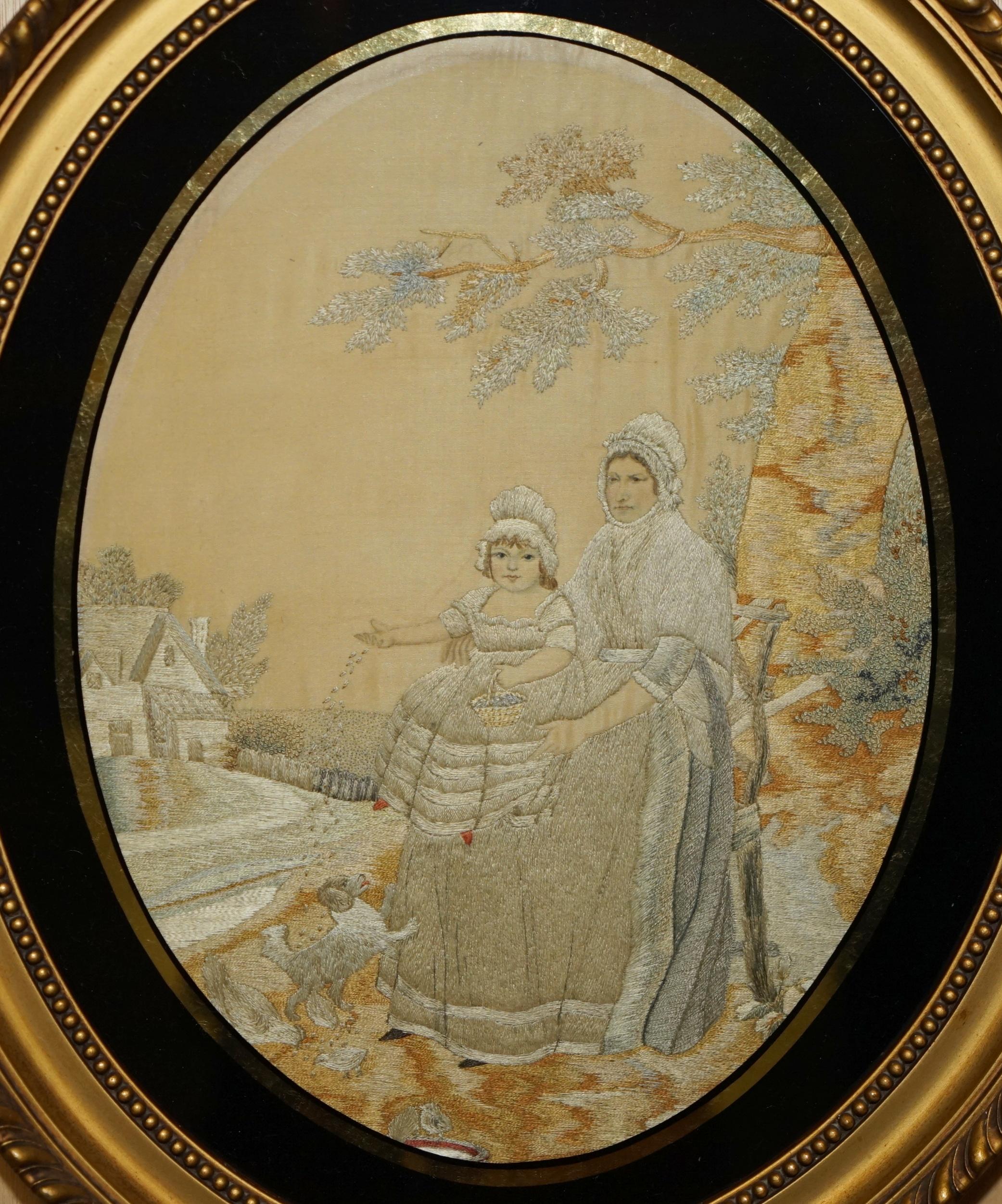 Antigüedades de la Casa Real

Royal House Antiques se complace en poner a la venta este impresionante tapiz georgiano de seda de circa 1780-1800 con fina caligrafía y marco oval de madera dorada

Esta pieza es una obra de arte, la calidad del