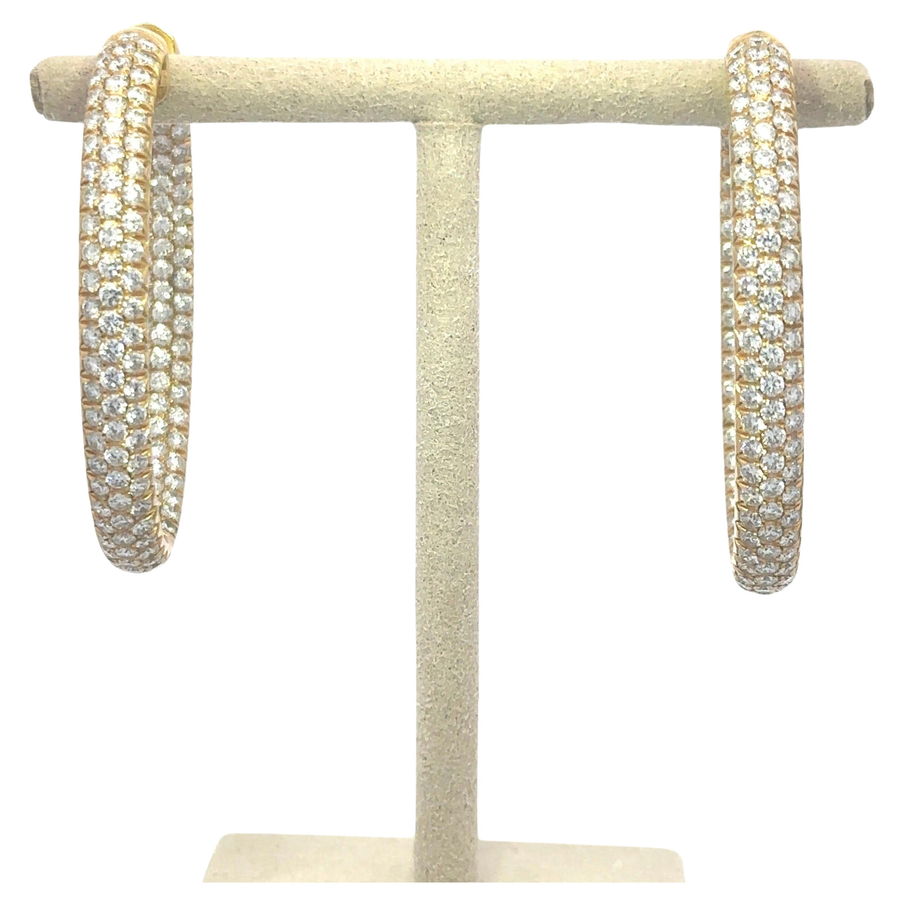 Stupendo cerchio con diamante in oro giallo 18 carati per lei