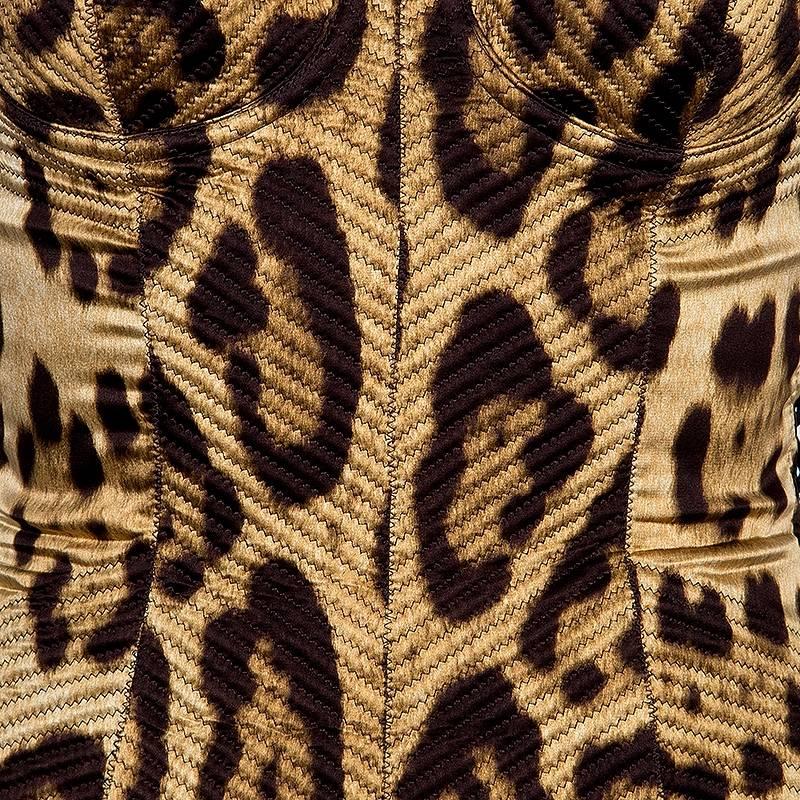 cheetah corset dress