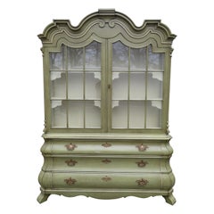 Stunning Dorothy Draper Viennese China Cabinet Hutch for Henredon