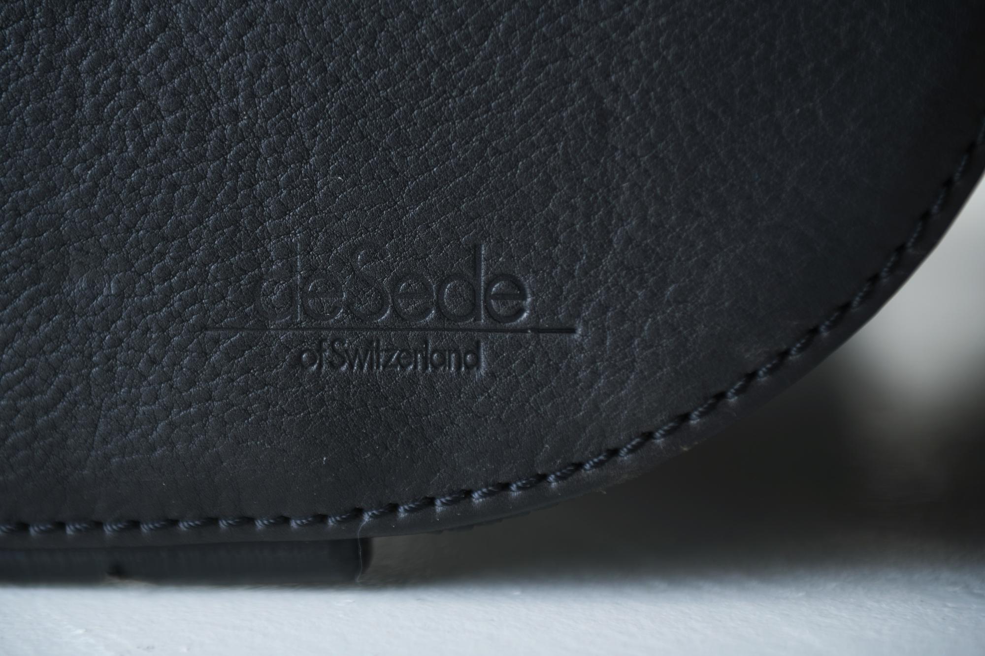 Stunning DS 125 in Rare Black Leather, Gerd Lange, De Sede 5