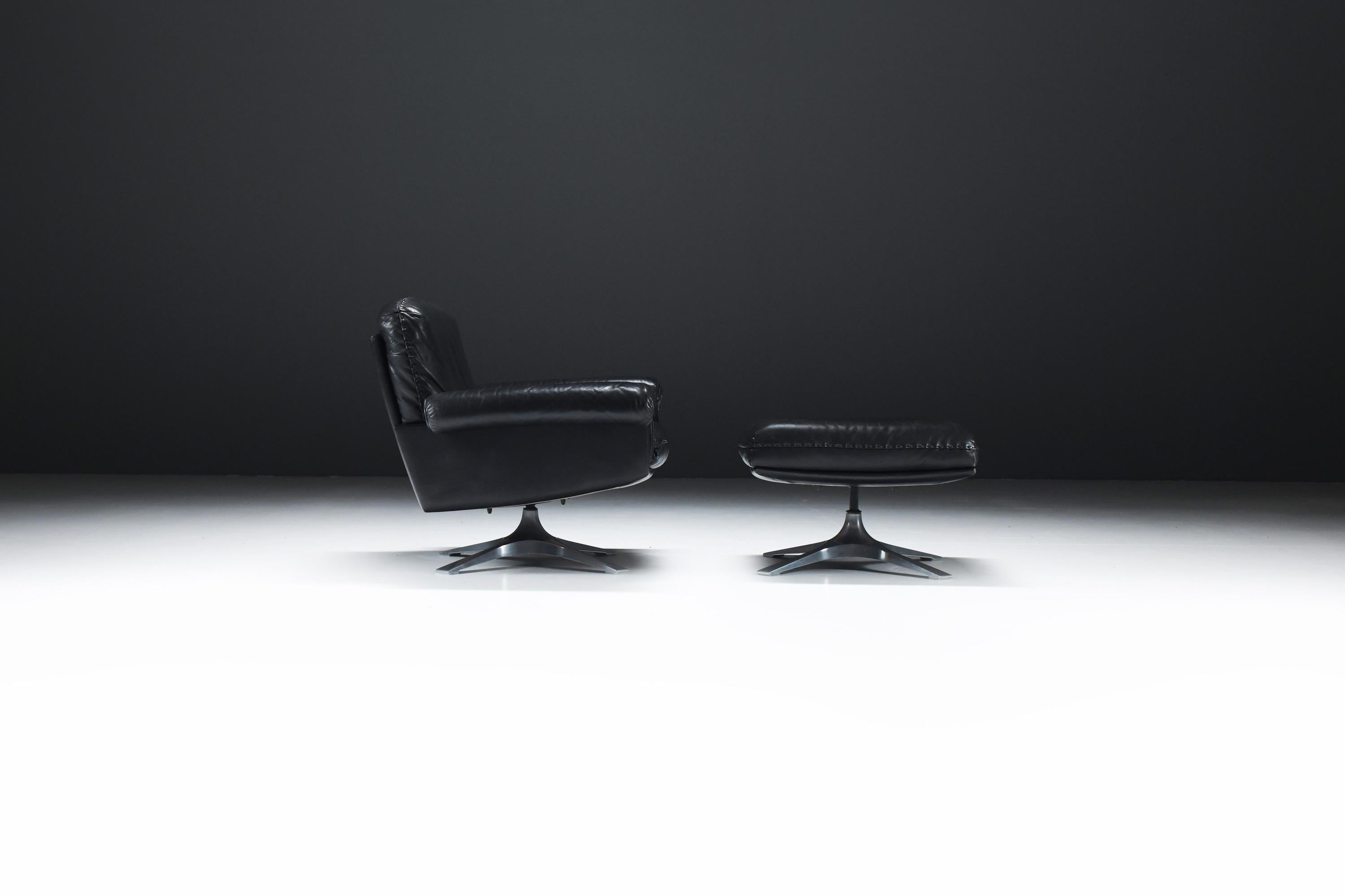 Atemberaubender DS 31 Loungesessel und Ottomane von De Sede Team für De Sede EXCLUSIV Schweizer (Moderne der Mitte des Jahrhunderts) im Angebot