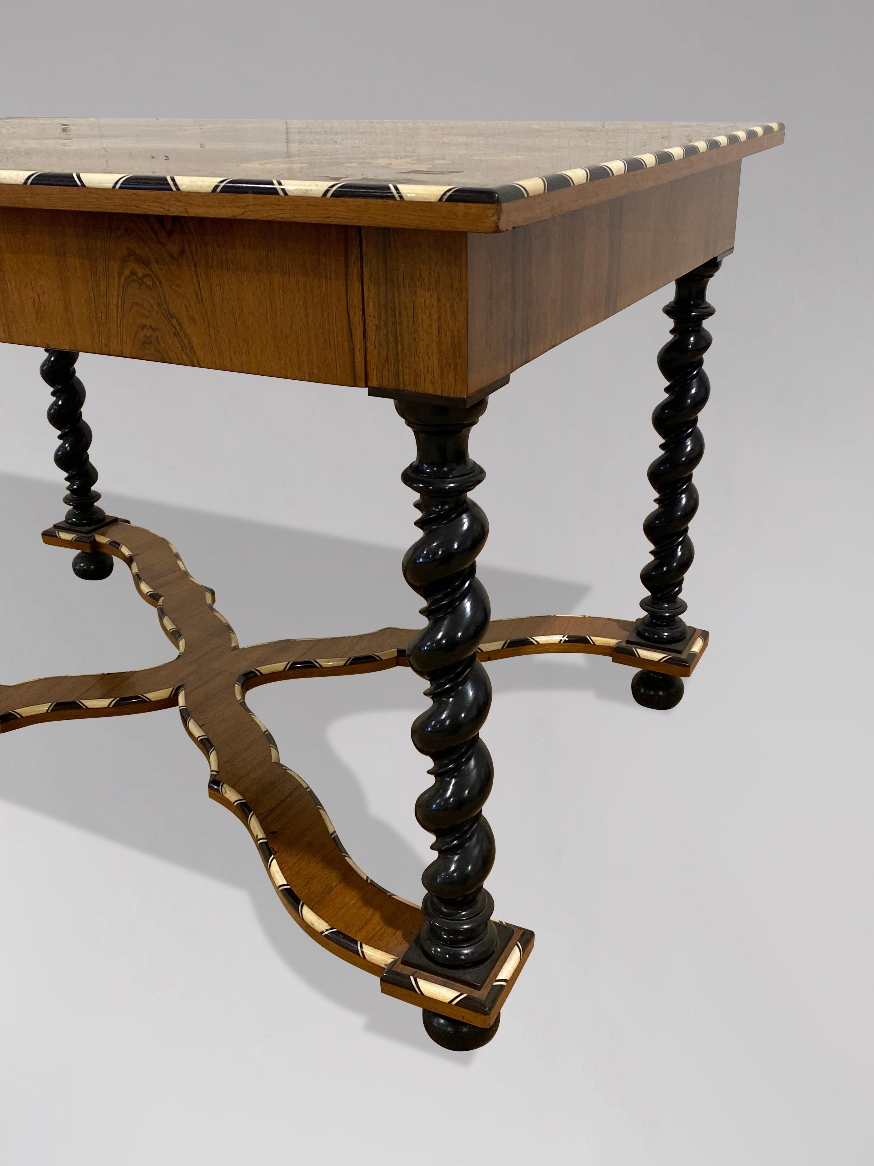 Stunning Dutch Rosewood Marquetry Centre Table For Sale 2