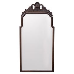 stunning Dutch Soester  Oak frame mantel mirror 1950s