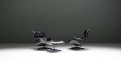 Stunning Eames lounge chair set & ottoman by Ray & Charles Eames - Herman Miller