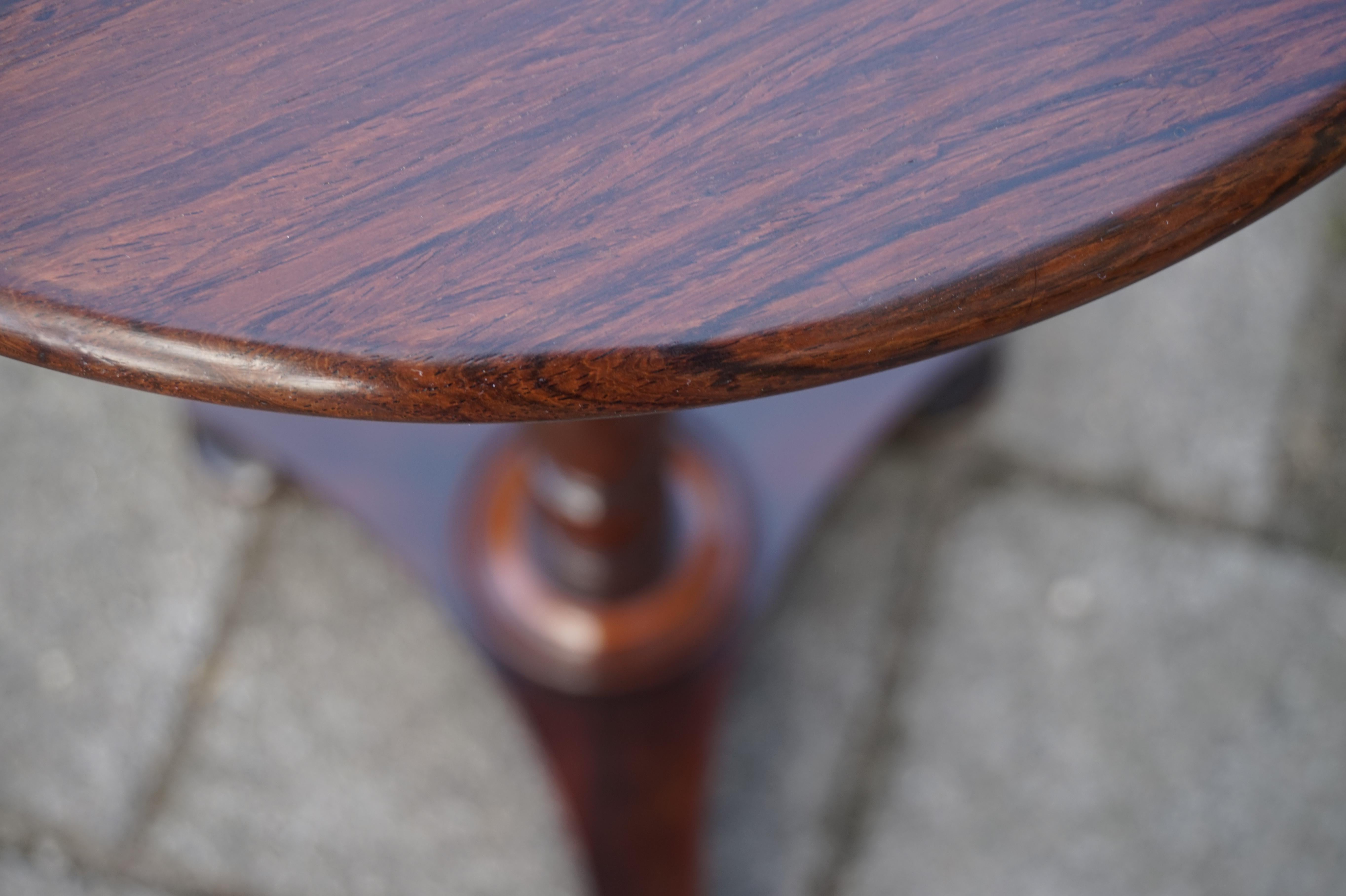 Stunning Early 1800s Georgian Tripod Wine Table / End Table with Amazing Patina 1