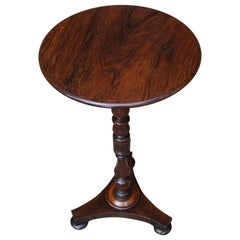 Stunning Early 1800s Georgian Tripod Wine Table / End Table with Amazing Patina