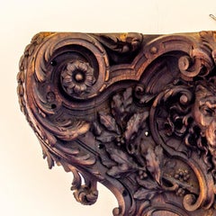 Stunning Early 19th Century English Carved Oak Wood Fragment