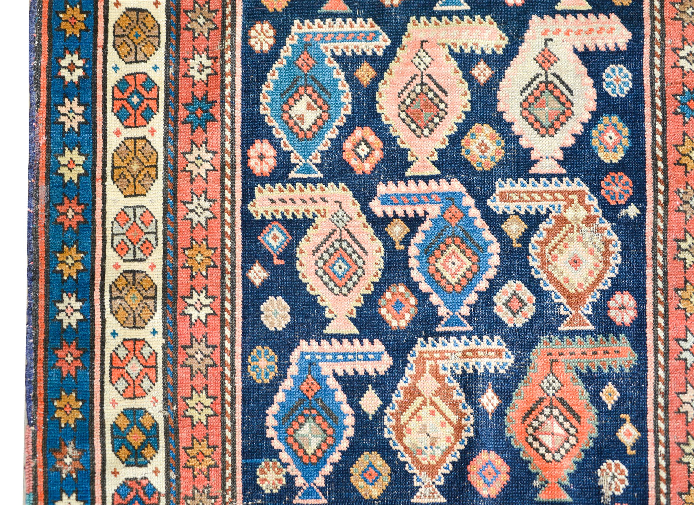 Wool Stunning Early 20th Century Persian Karabagh Runner For Sale