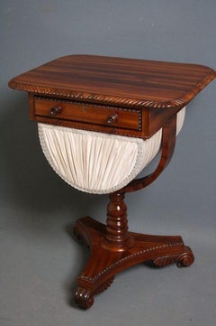 Stunning Early Victorian Work Table - Sewing Table