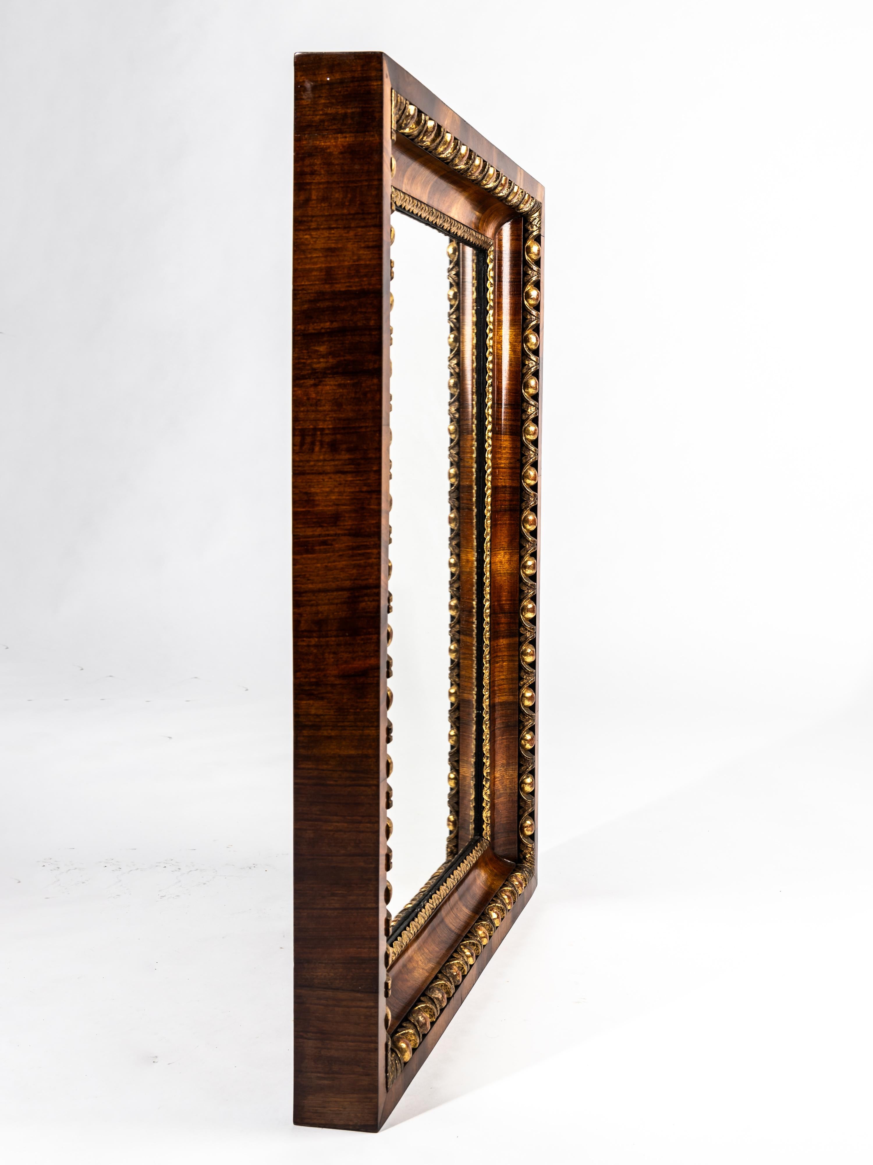 Impresionante espejo de pared antiguo, Biedermeier original, 1820, Austria en venta 9