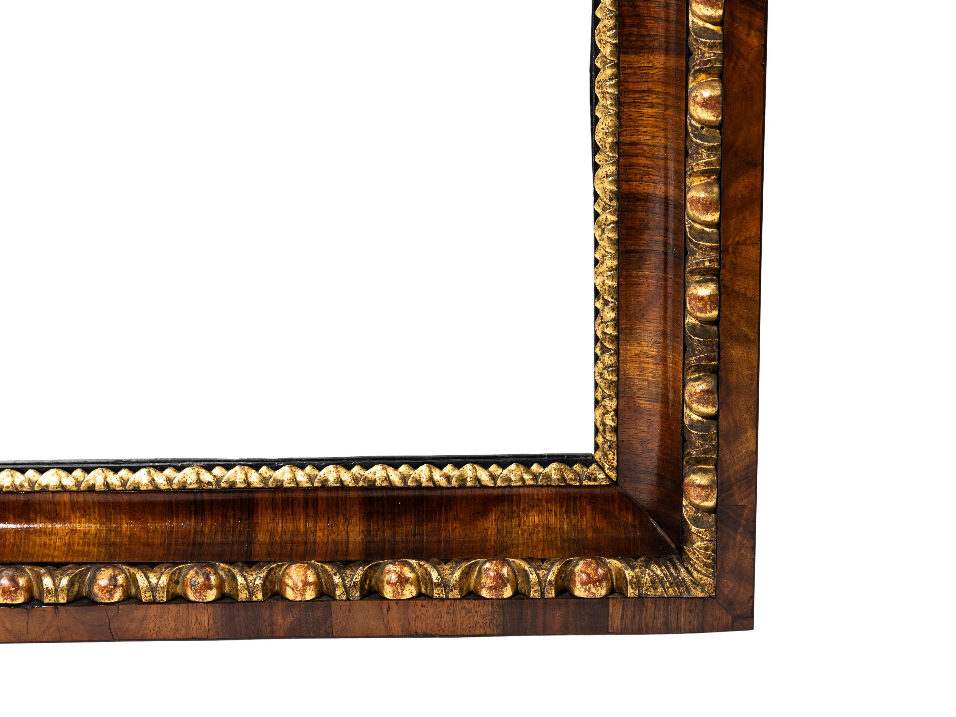 Impresionante espejo de pared antiguo, Biedermeier original, 1820, Austria Austríaco en venta