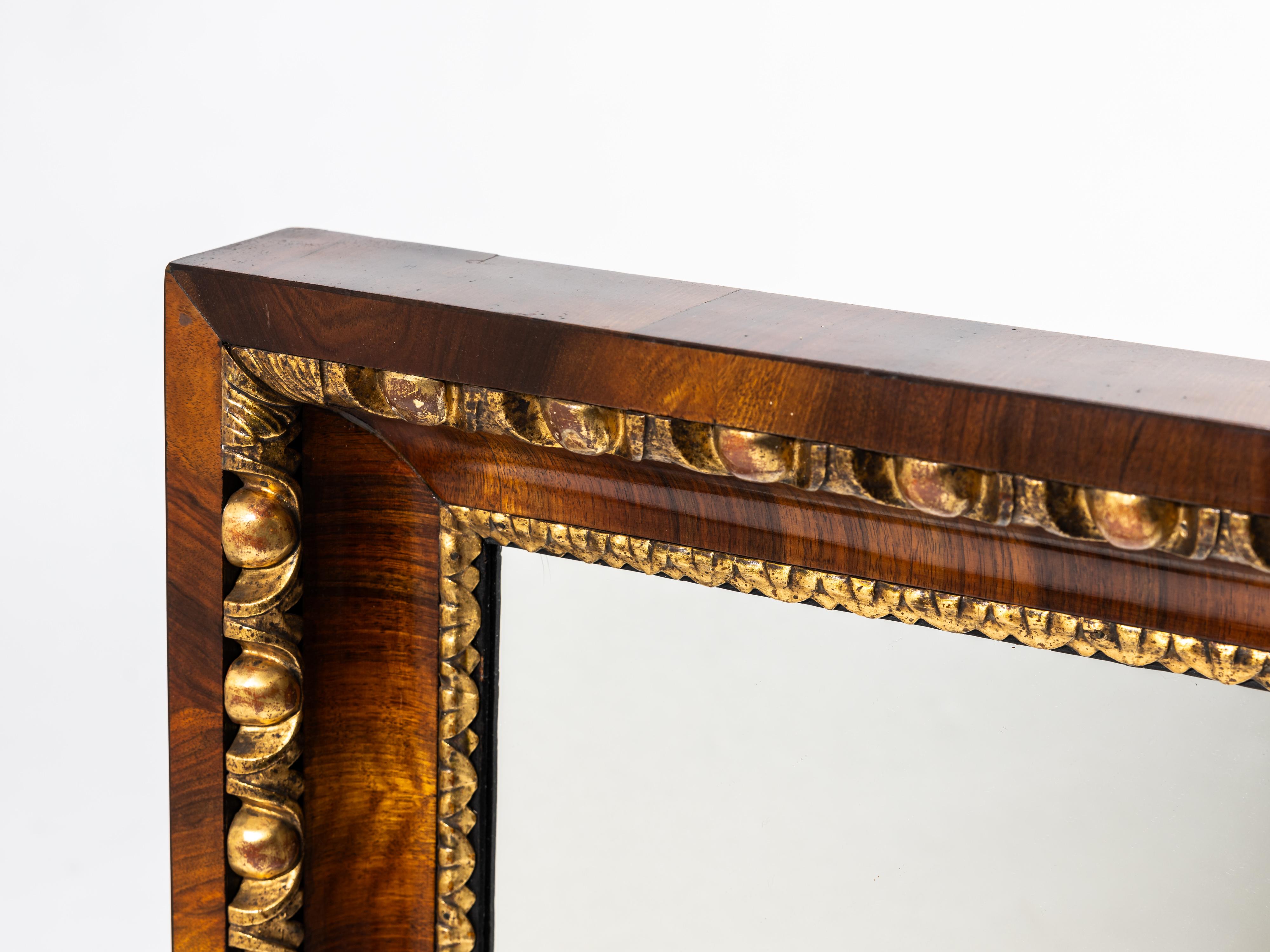 Impresionante espejo de pared antiguo, Biedermeier original, 1820, Austria en Bueno estado para la venta en Wien, AT