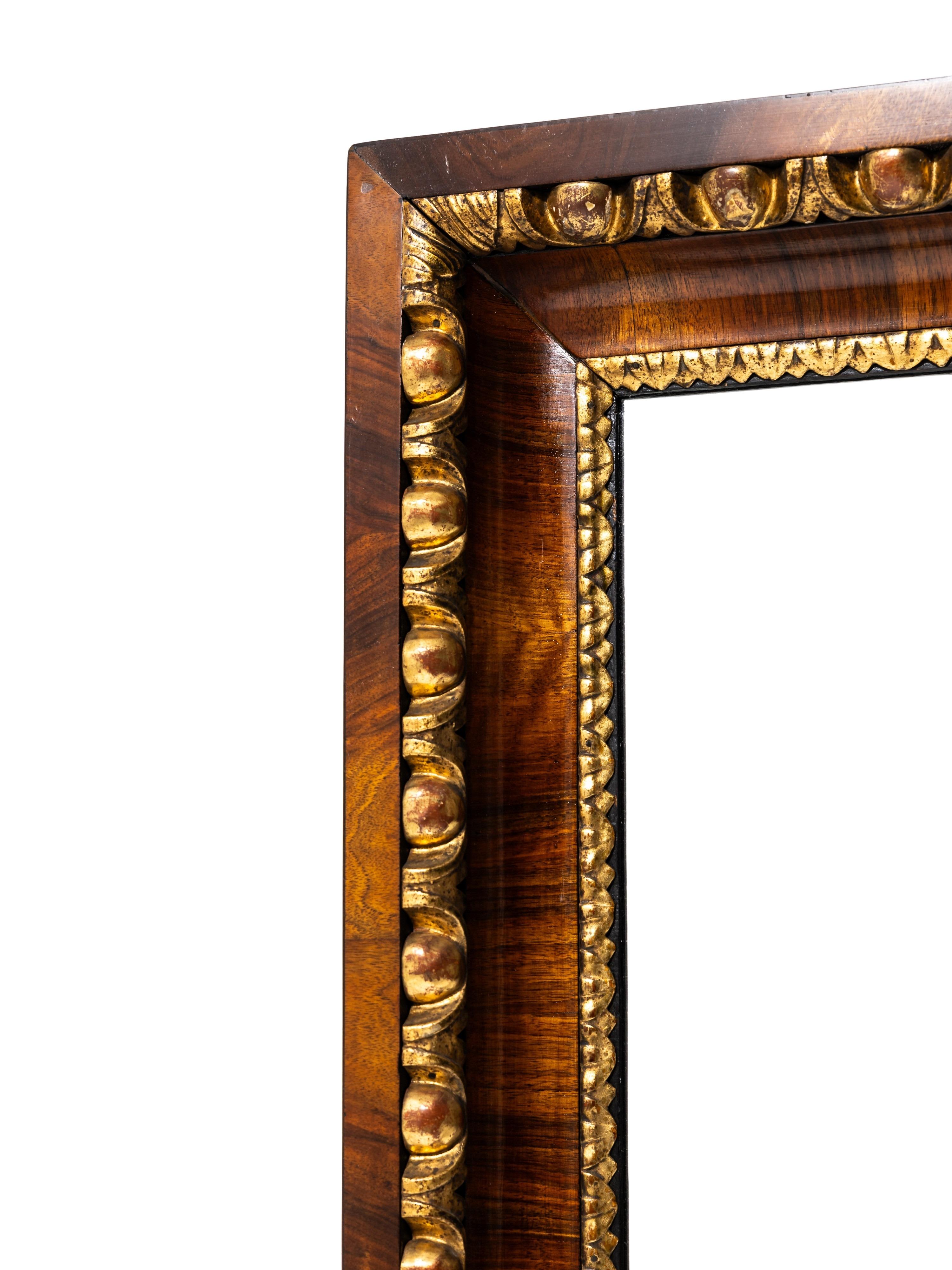Impresionante espejo de pared antiguo, Biedermeier original, 1820, Austria en venta 1