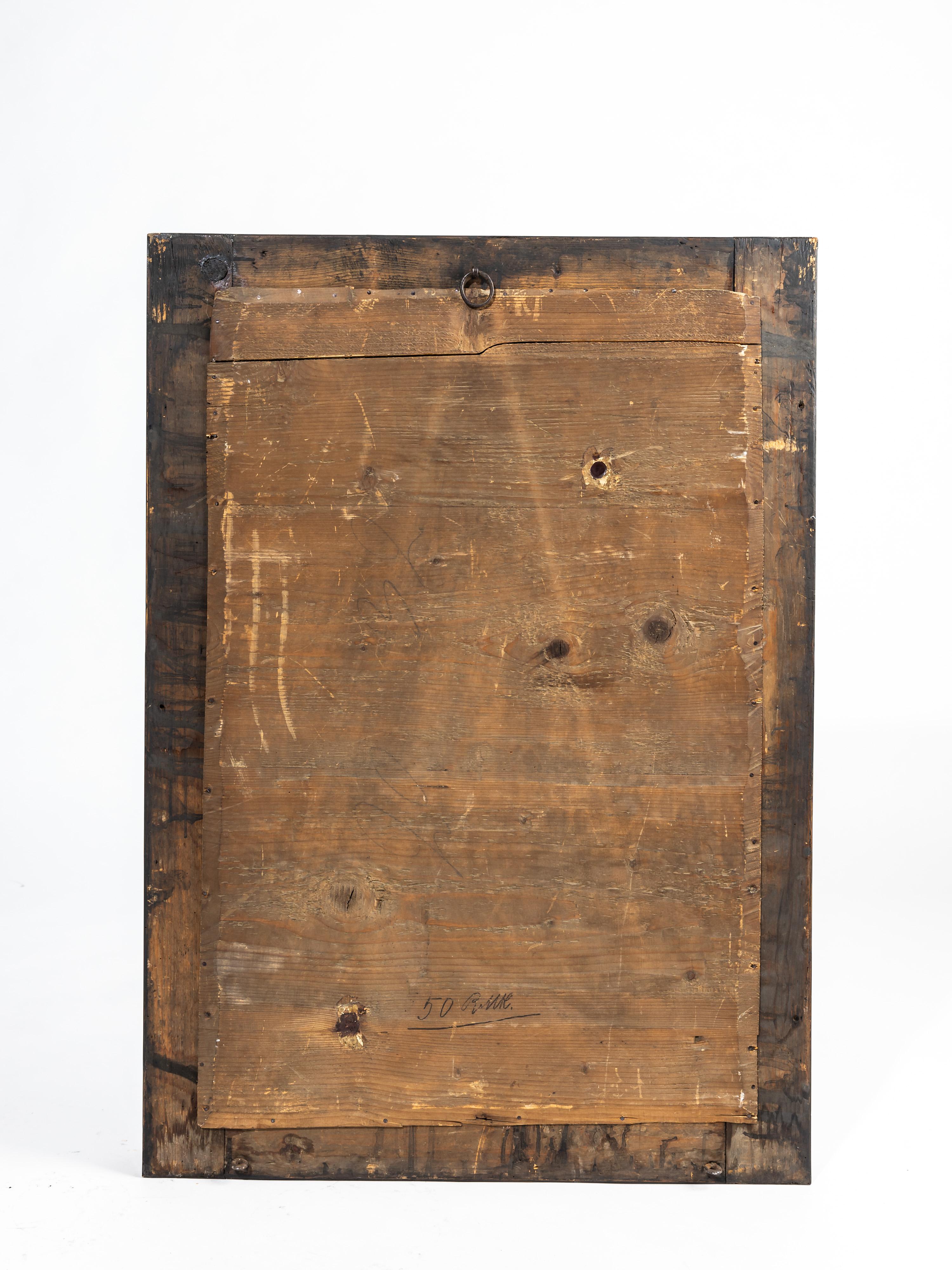 Impresionante espejo de pared antiguo, Biedermeier original, 1820, Austria en venta 2