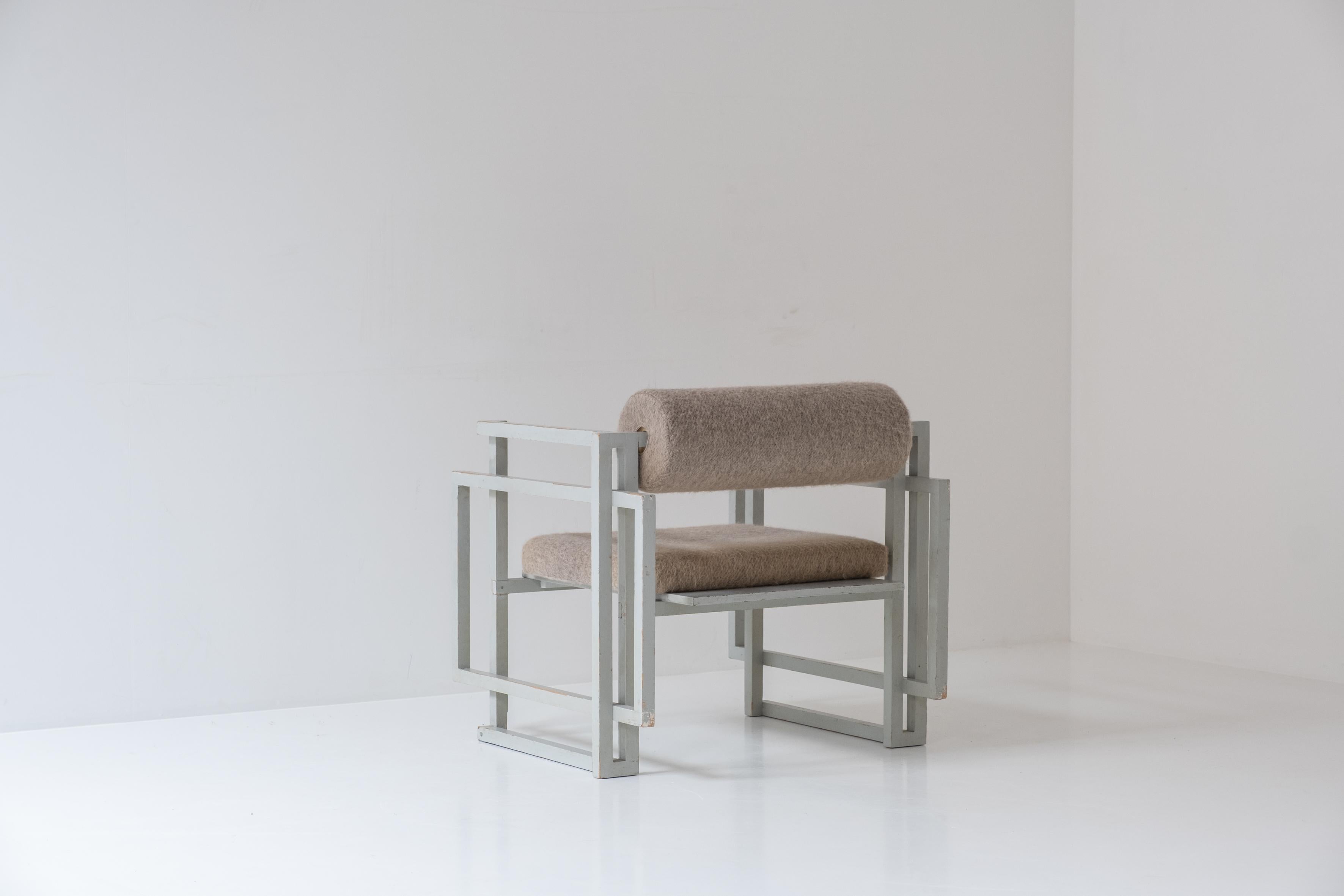 Superbe fauteuil conçu et fabriqué datant des années 1960. Bon état - En vente à Antwerp, BE