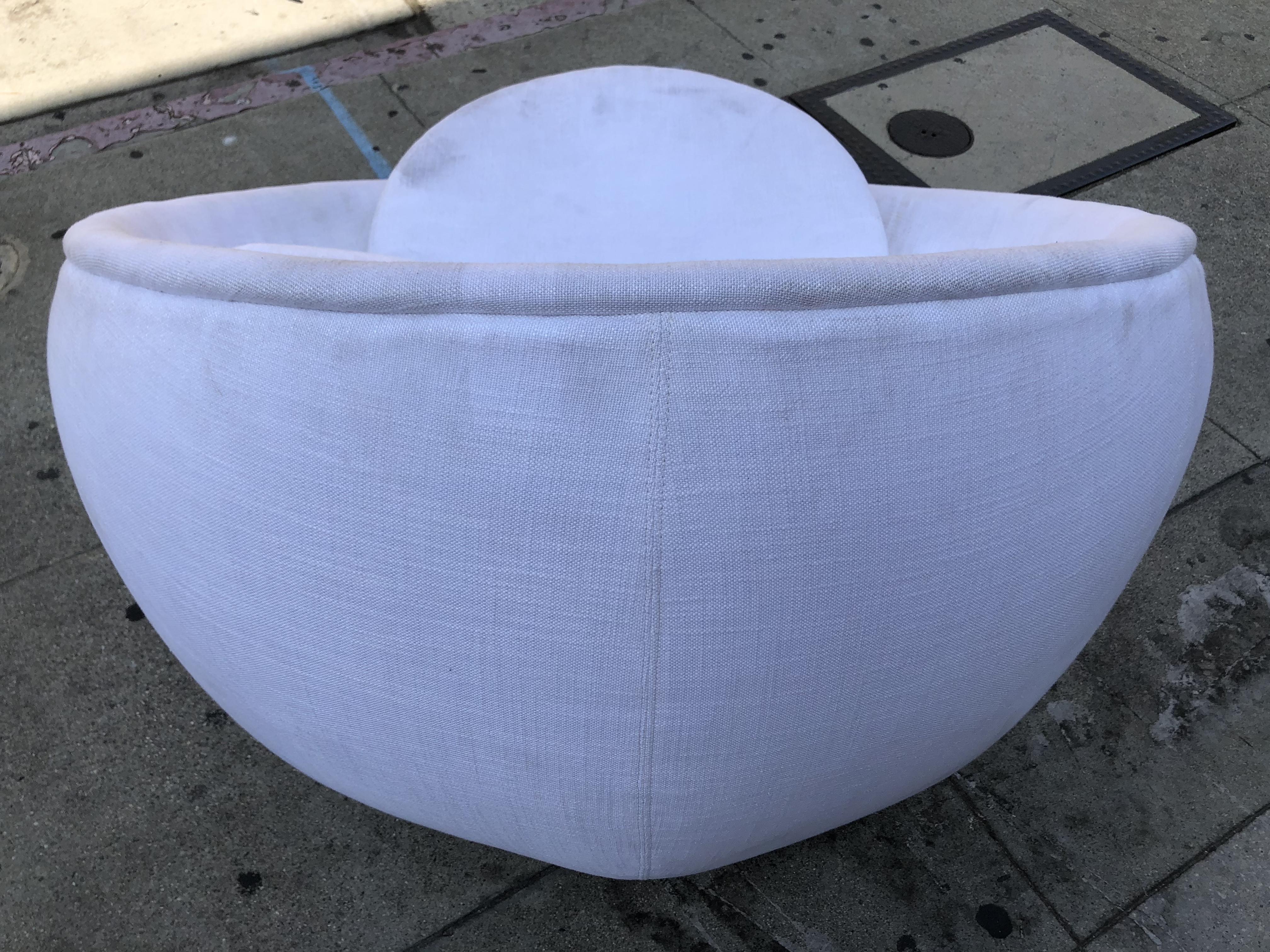 egg chair with hood